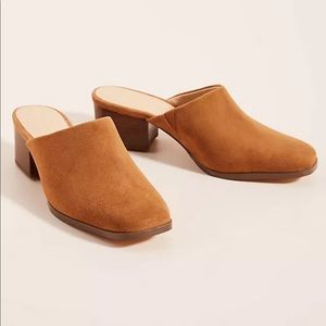 Anthropologie Layla Heeled Mules